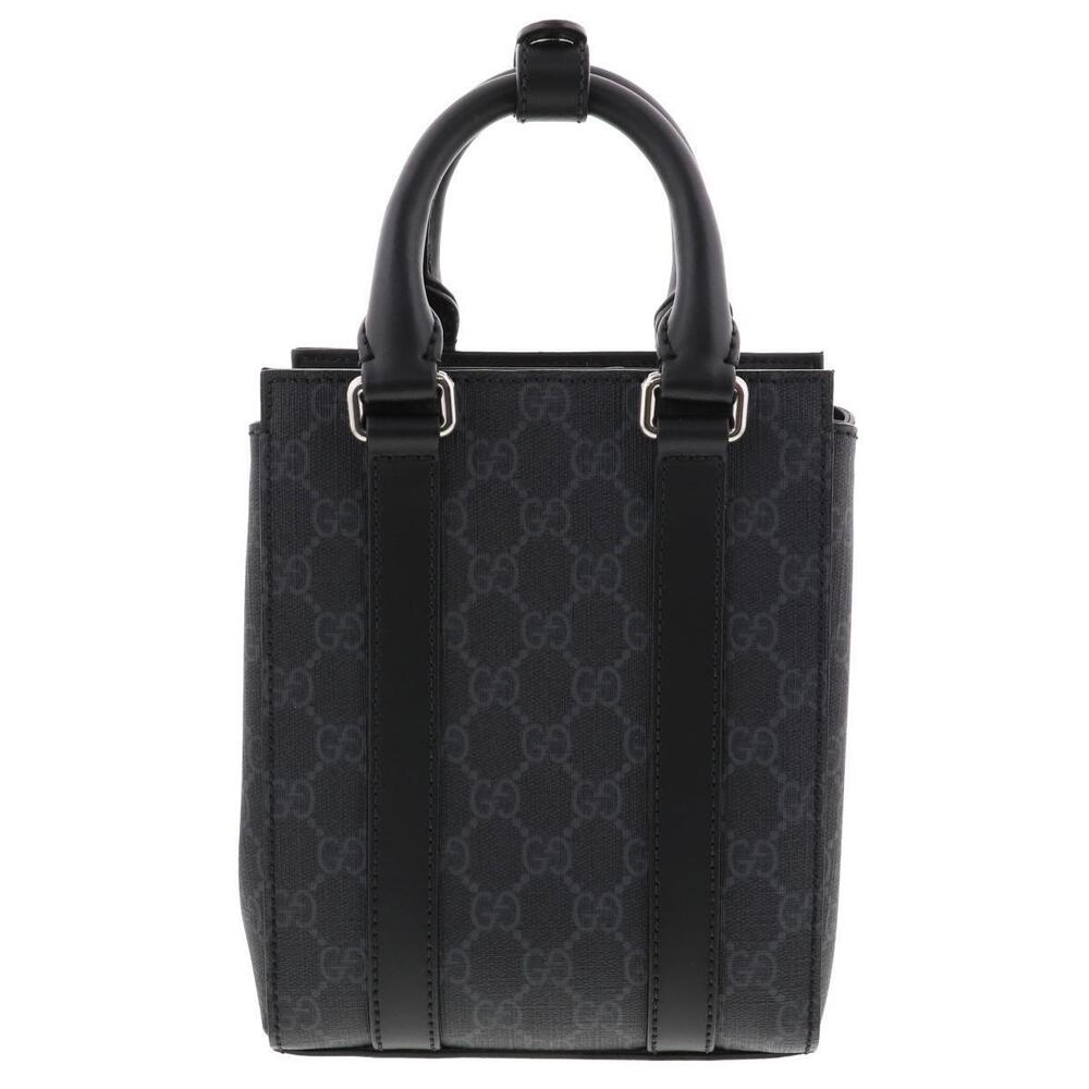 GUCCI Shoulder Bag Messenger GG Supreme Black - Picture 4 of 6